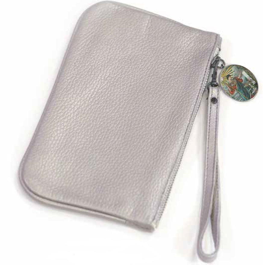 Minerva Leather Clutch