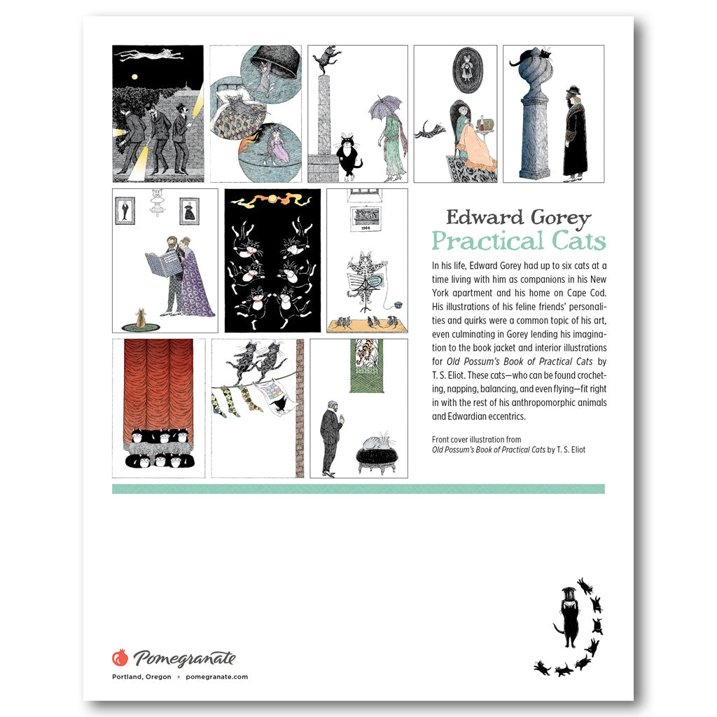 Edward Gorey 2026 Mini Wall Calendar