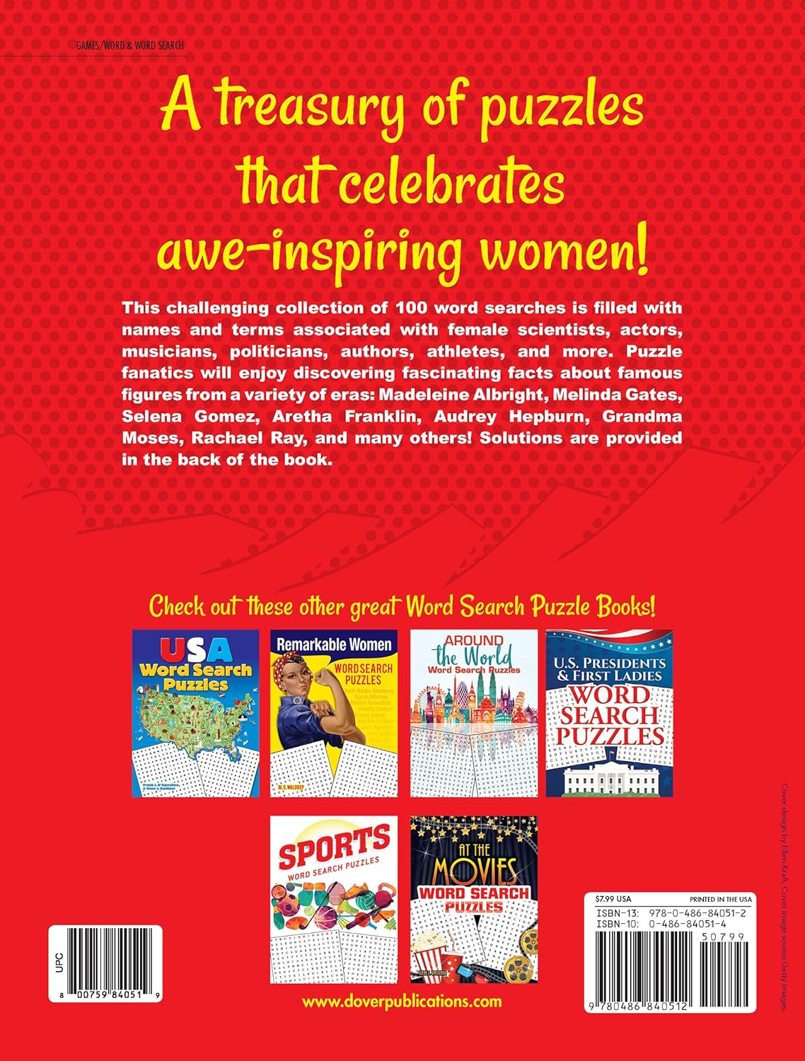 More Remarkable Women Word Search Puzzles