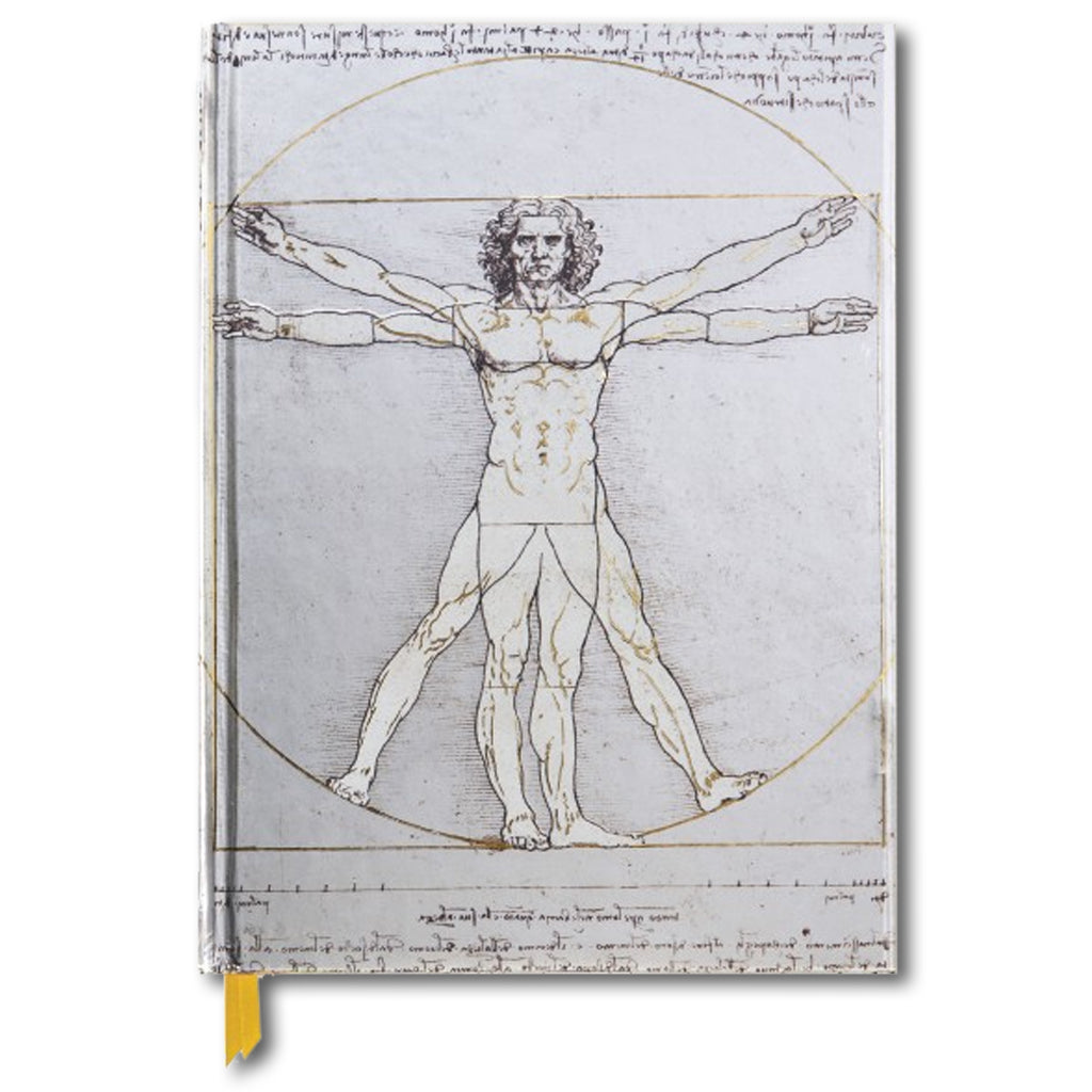 Vitruvian Man Blank Journal