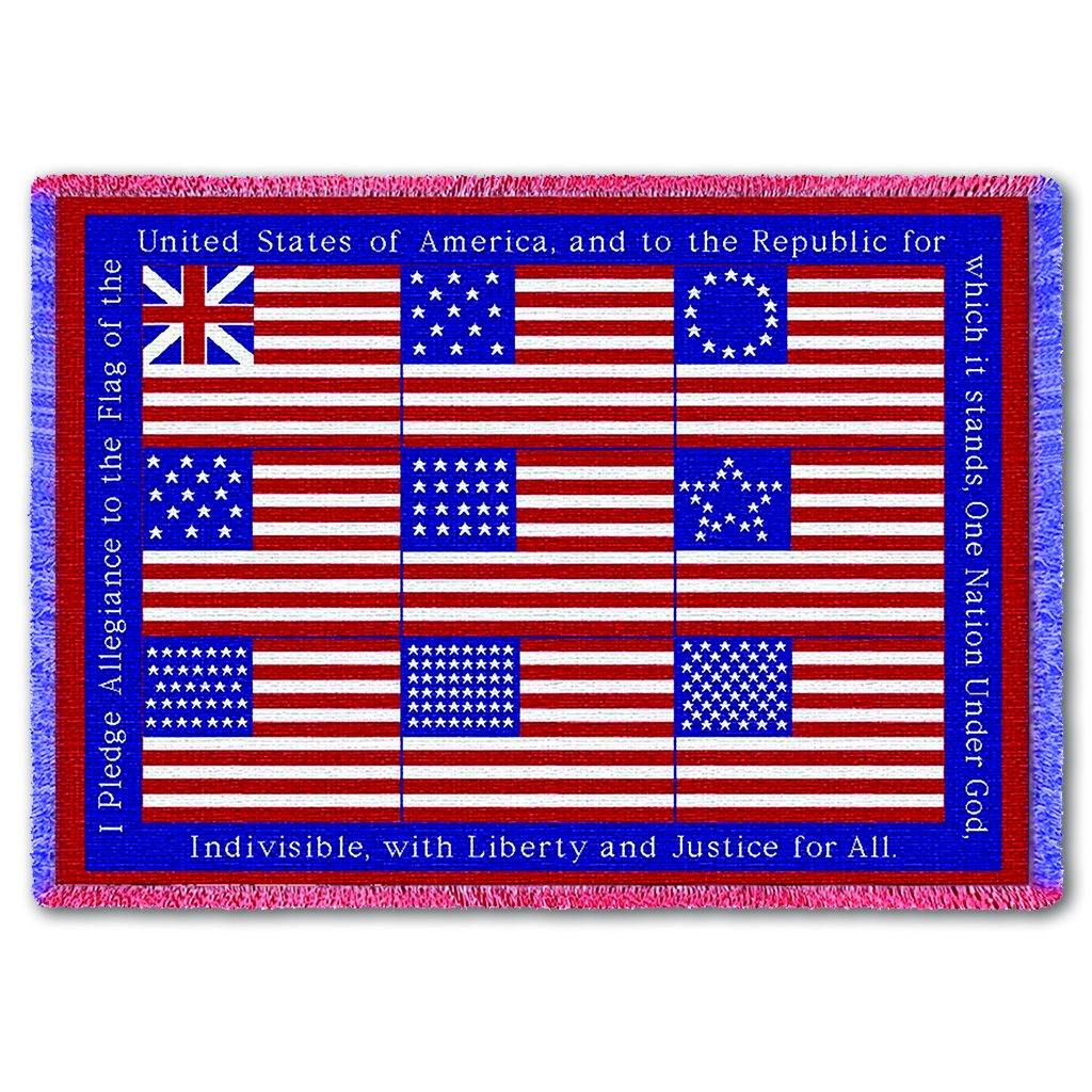 Pledge of Allegiance Throw - Library of Congress Shop