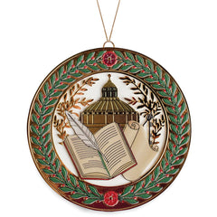 Library of Congress Book and Scroll Ornament - Library of Congress Shop