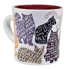 Literary Cat Mug - Library of Congress Shop