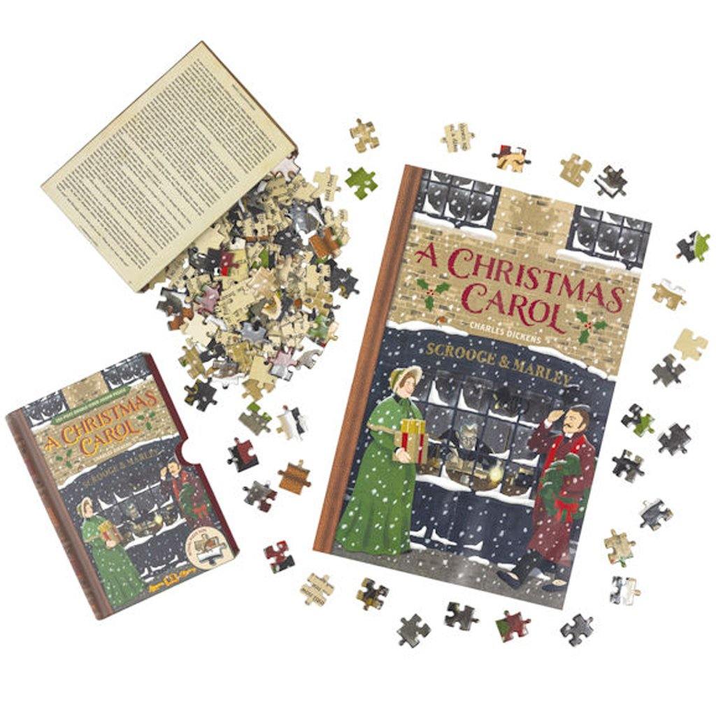 A Christmas Carol Jigsaw Library Puzzle - Library of Congress Shop