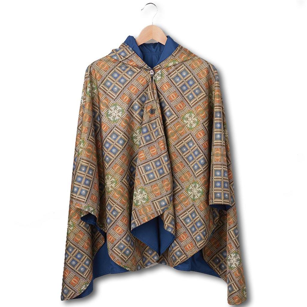 Mosaic Reversible Rain Cape - Library of Congress Shop