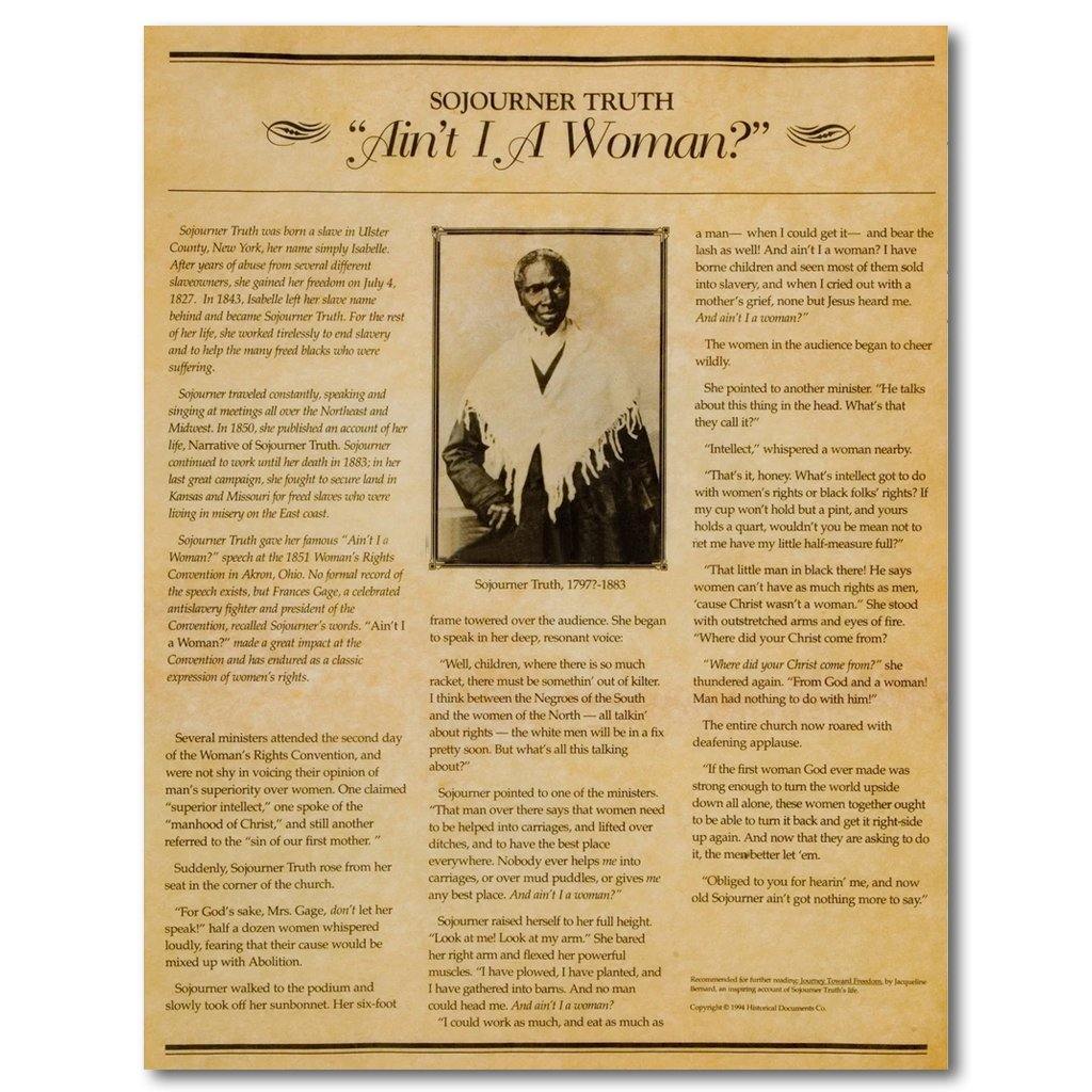 Sojourner Truth - "Ain't I a Woman?" - Library of Congress Shop