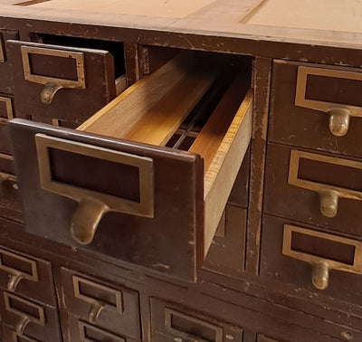 Card Catalog Cabinet