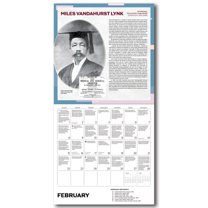 A Journey Into 365 Days of Black History 2026 Wall Calendar