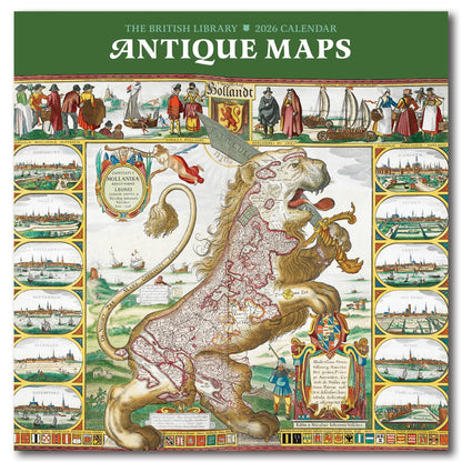 Antique Maps 2026 Wall Calendar