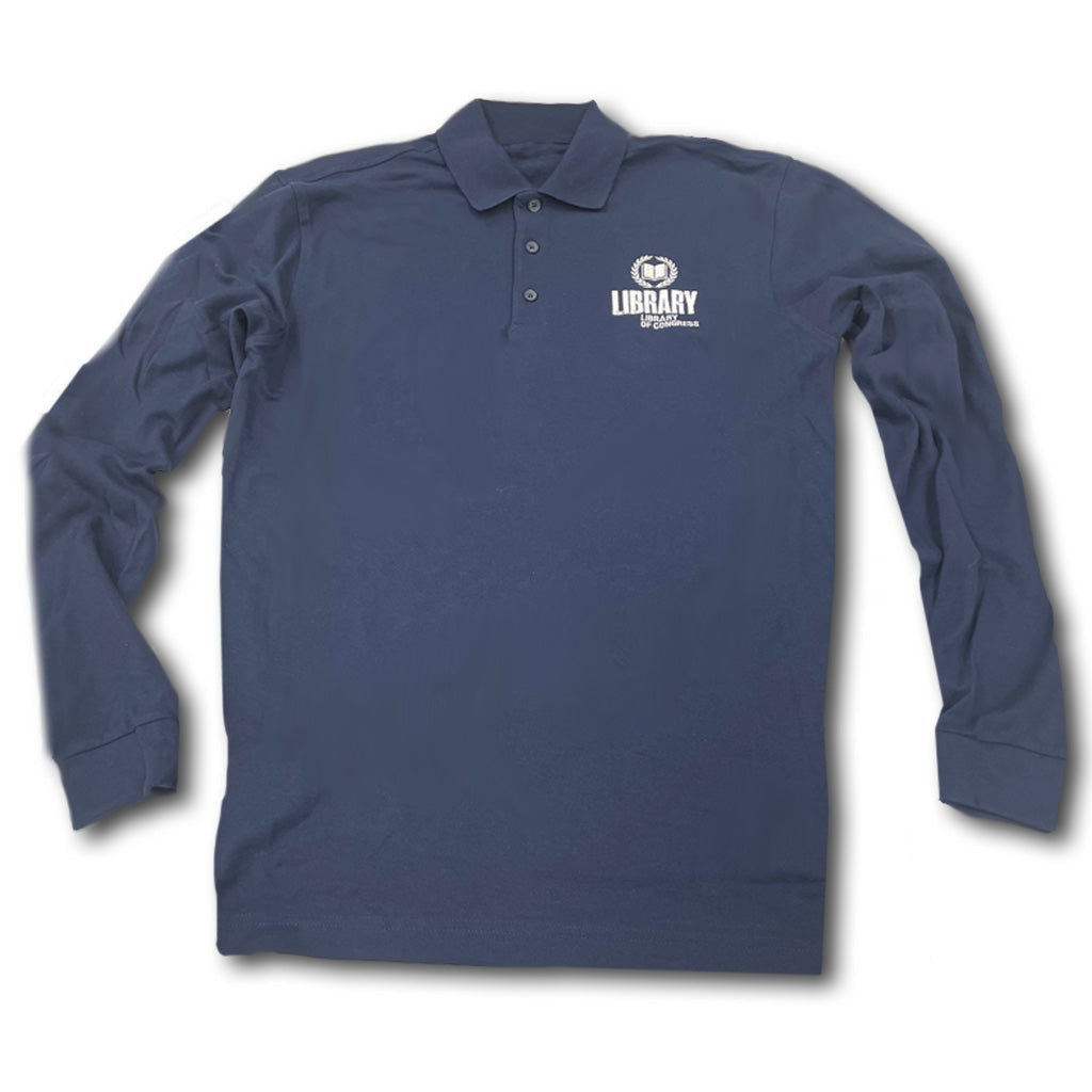 Open Book Long Sleeve Polo