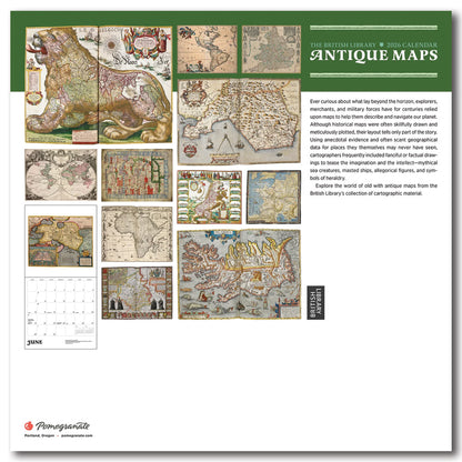 Antique Maps 2026 Wall Calendar