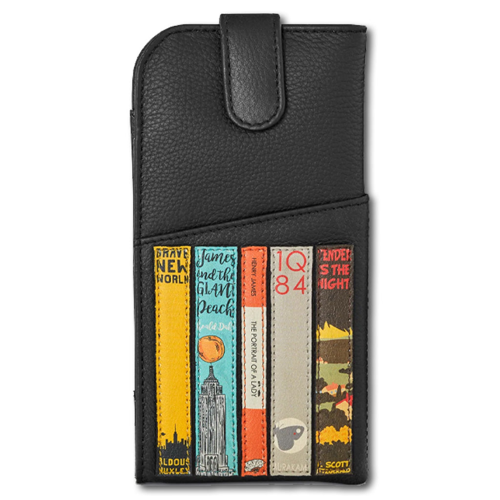 Leather Book Eyeglass Case