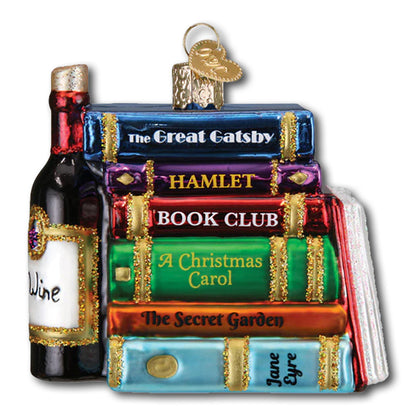 Book Club Ornament