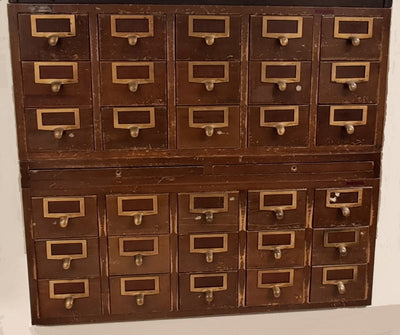 Card Catalog Cabinet