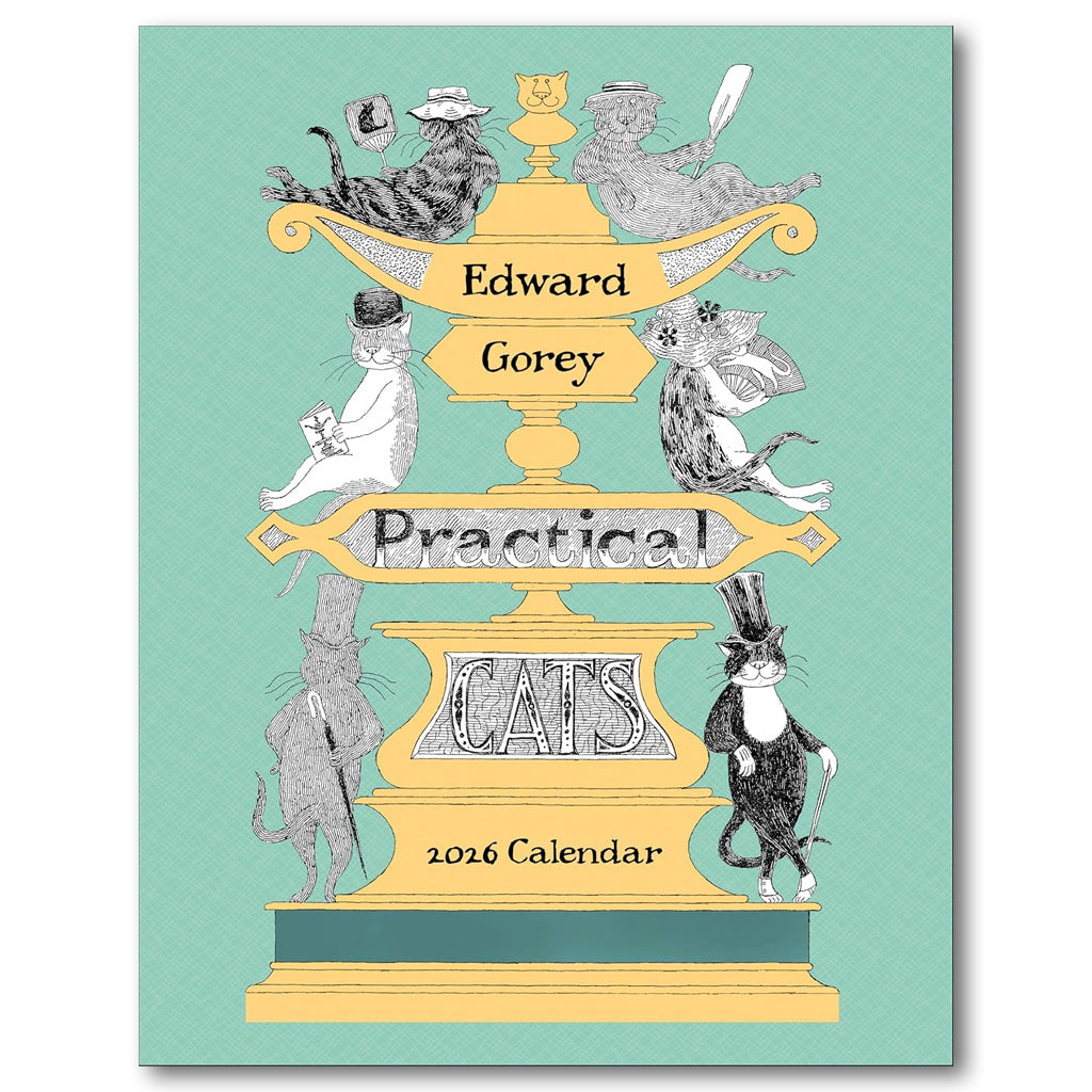 Edward Gorey 2026 Mini Wall Calendar