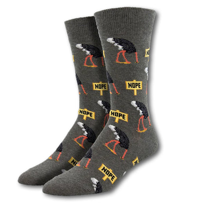 Nope Ostrich Socks