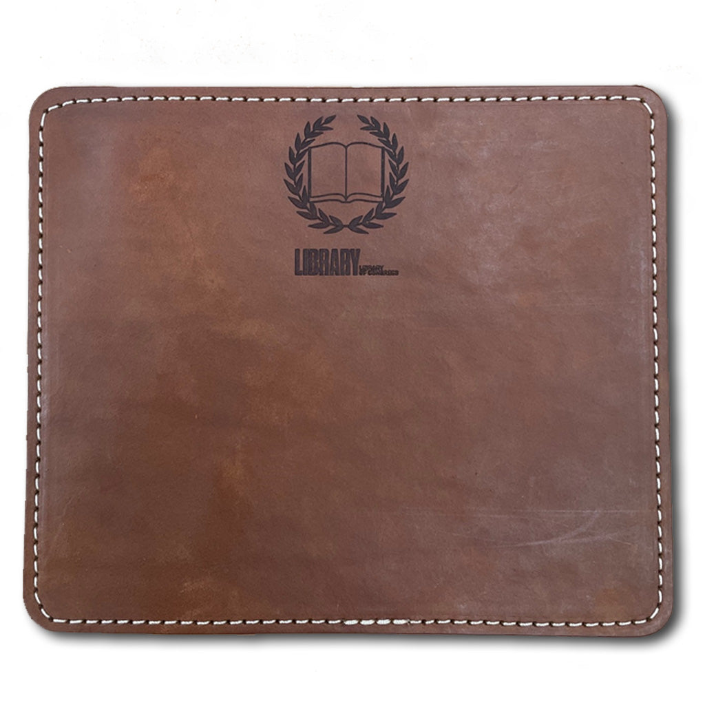 Symbol Sq. Leather Mouse Pad