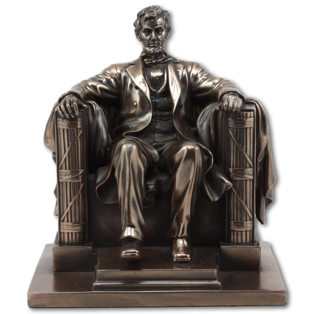 Seated Lincoln Bronze Sculpture