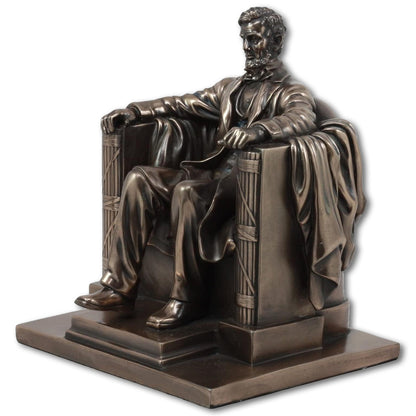 Seated Lincoln Bronze Sculpture