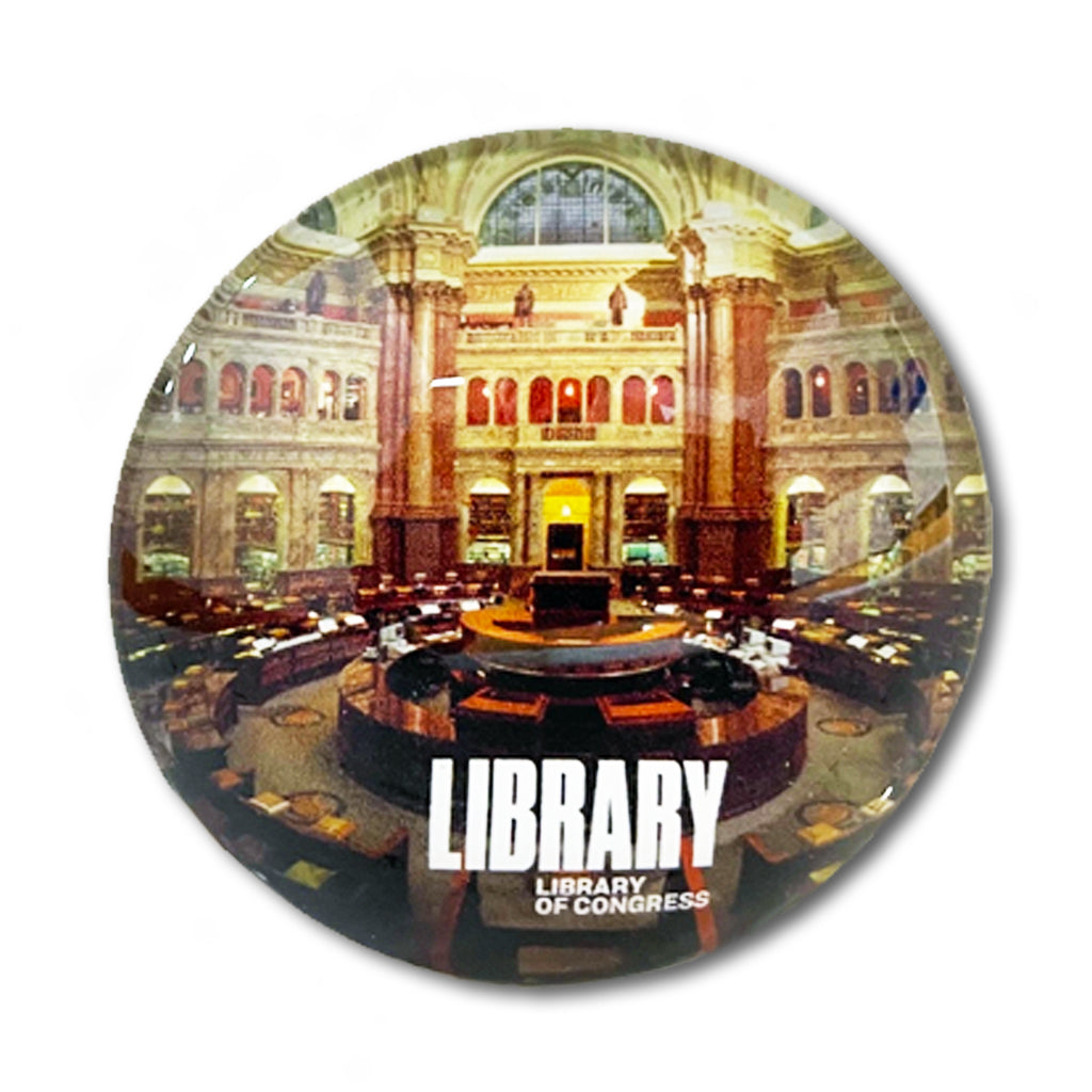 Main Reading Room Round Magnet