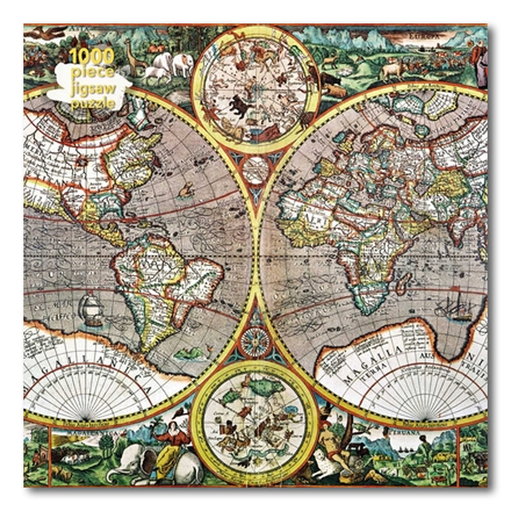 Antique World Map Puzzle