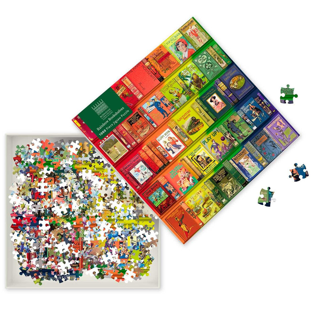 Rainbow Bookshelves Puzzle