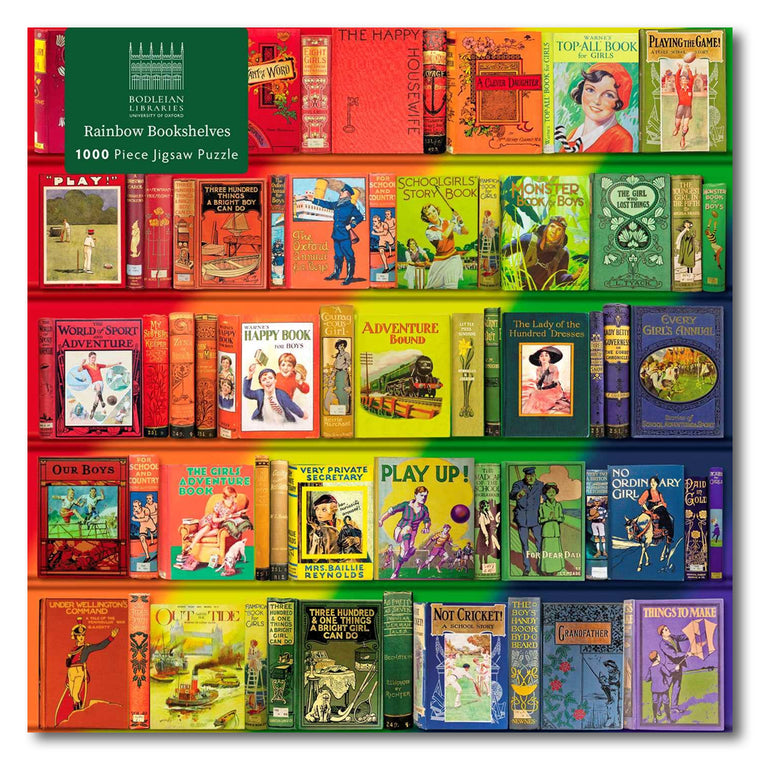 Rainbow Bookshelves Puzzle