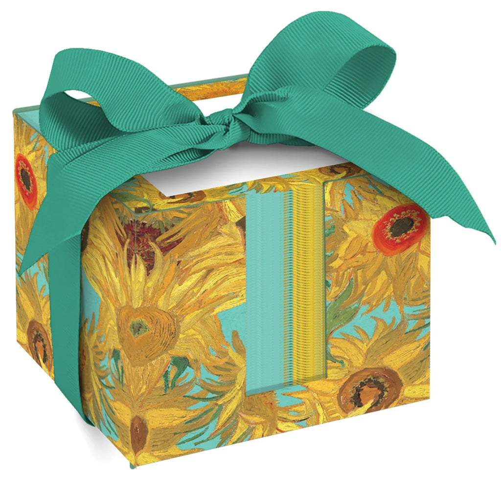 Sunflowers Note Cube