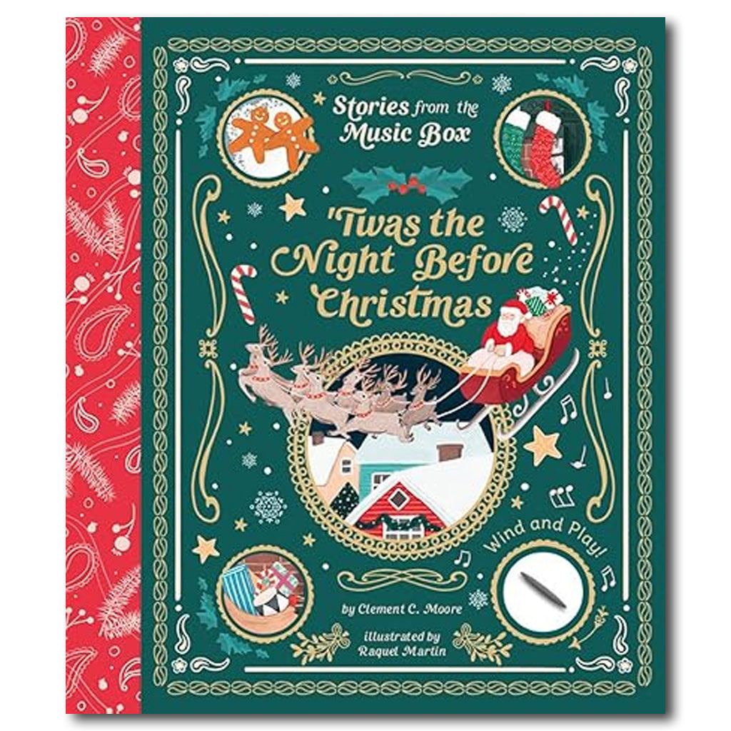 Night Before Christmas Book Music Box