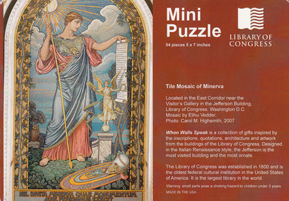 Minerva Mini Puzzle - Library of Congress Shop