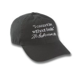 I Cannot Live Without Books Baseball Cap - Library of Congress Shop