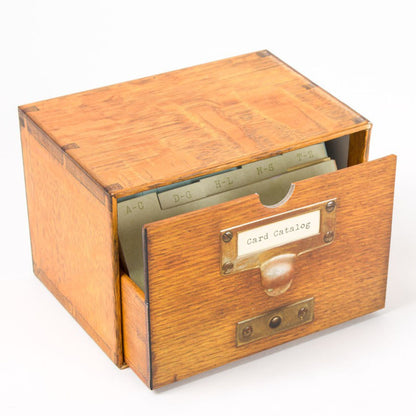 Library of Congress Card Catalog Notecards - Library of Congress Shop