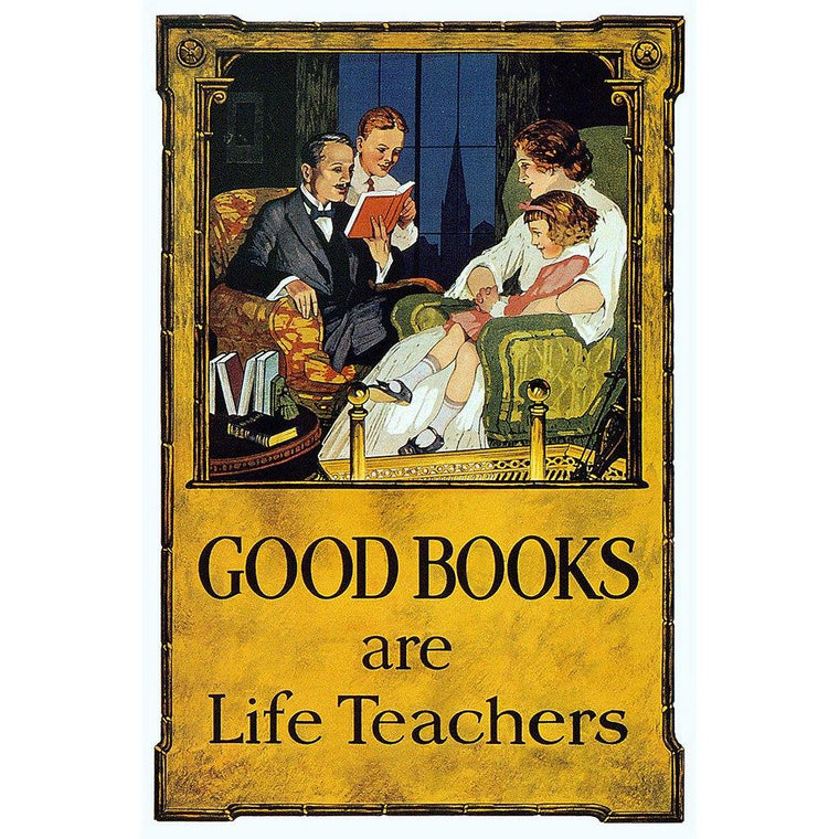 Good Books are Life Teachers Print