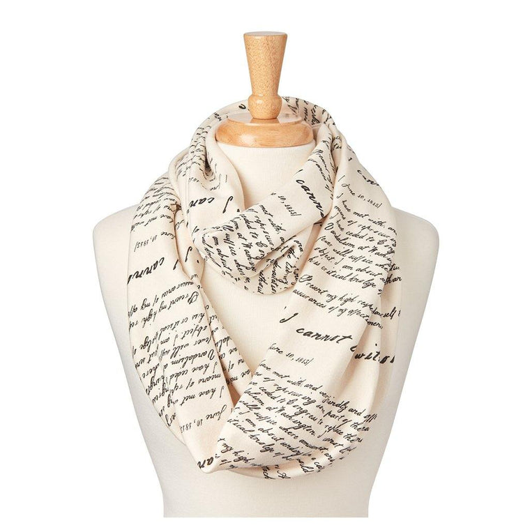 ‘I Cannot Live Without Books' Infinity Scarf