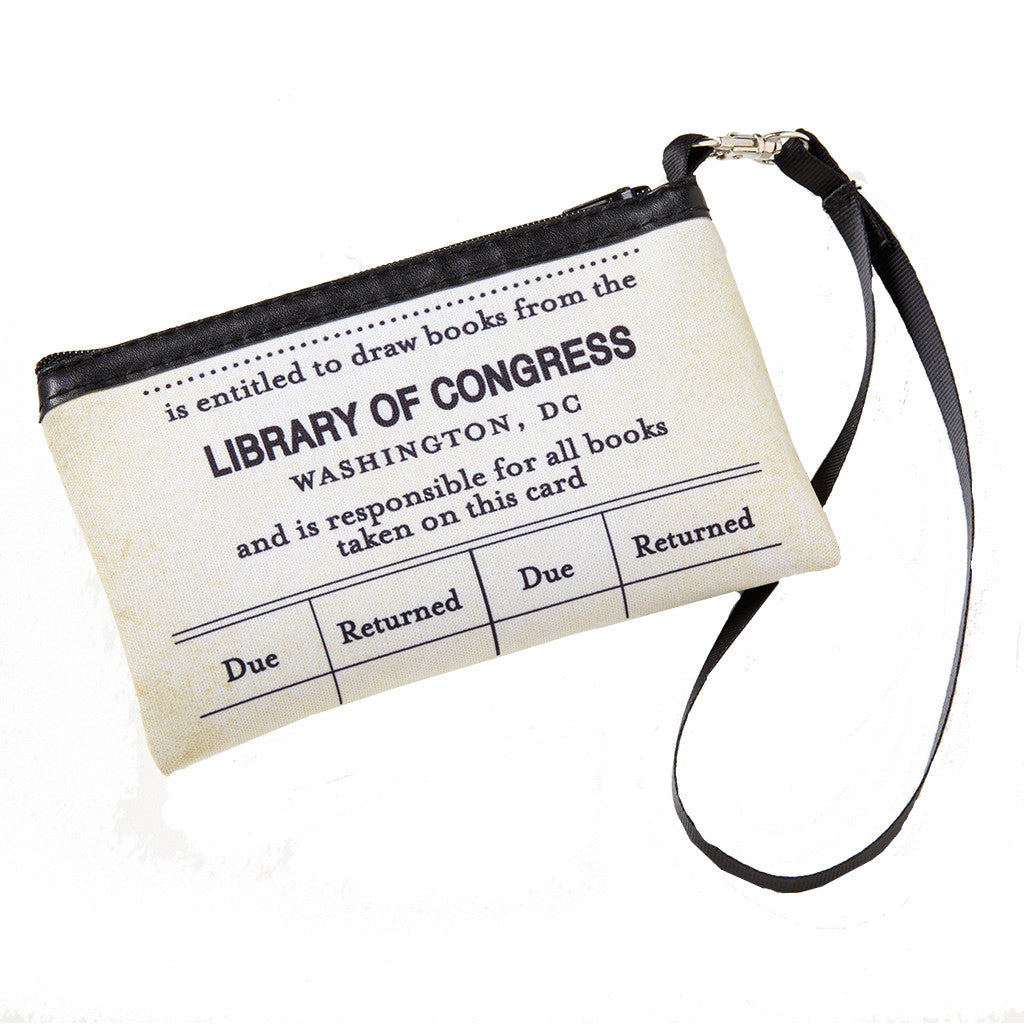 Library Card Wristlet - Library of Congress Shop