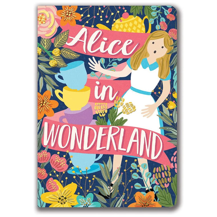 Alice in Wonderland Compact Coptic-Bound Journal