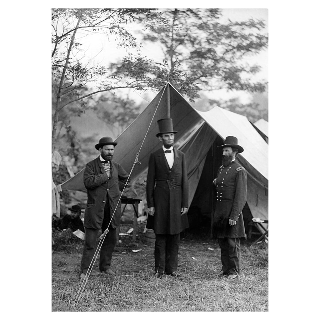 Antietam Pinkerton and Lincoln Print