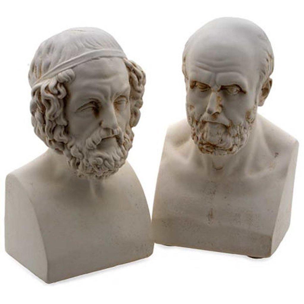 Aristotle and Homer Bookends - Library of Congress Shop