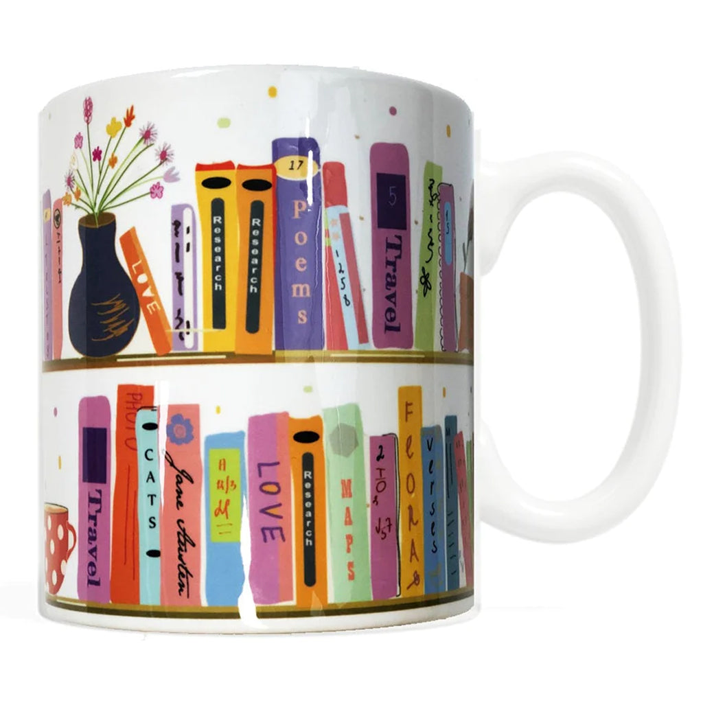 Bookshelf Mug