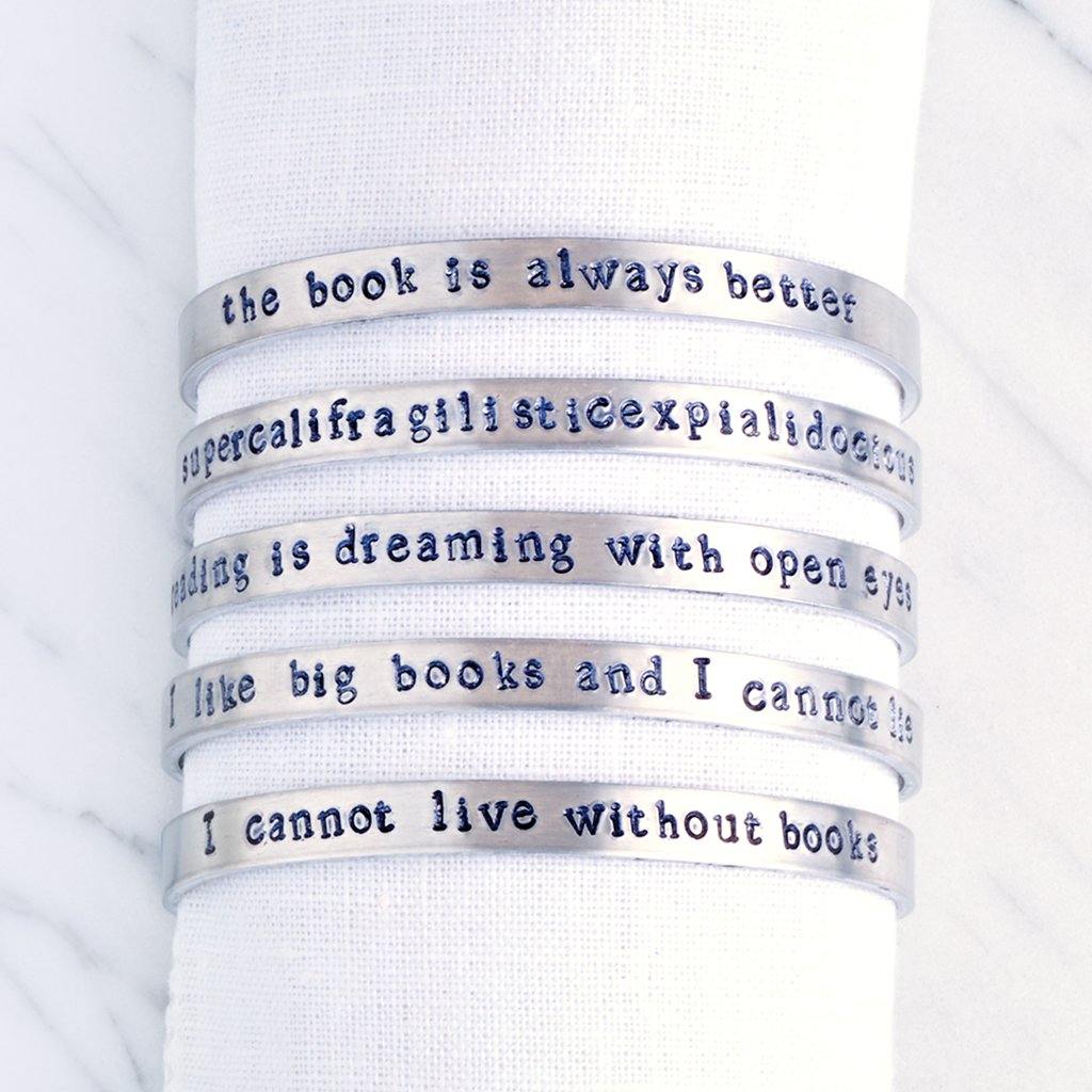 Bibliophile Quote Bracelets - Library of Congress Shop