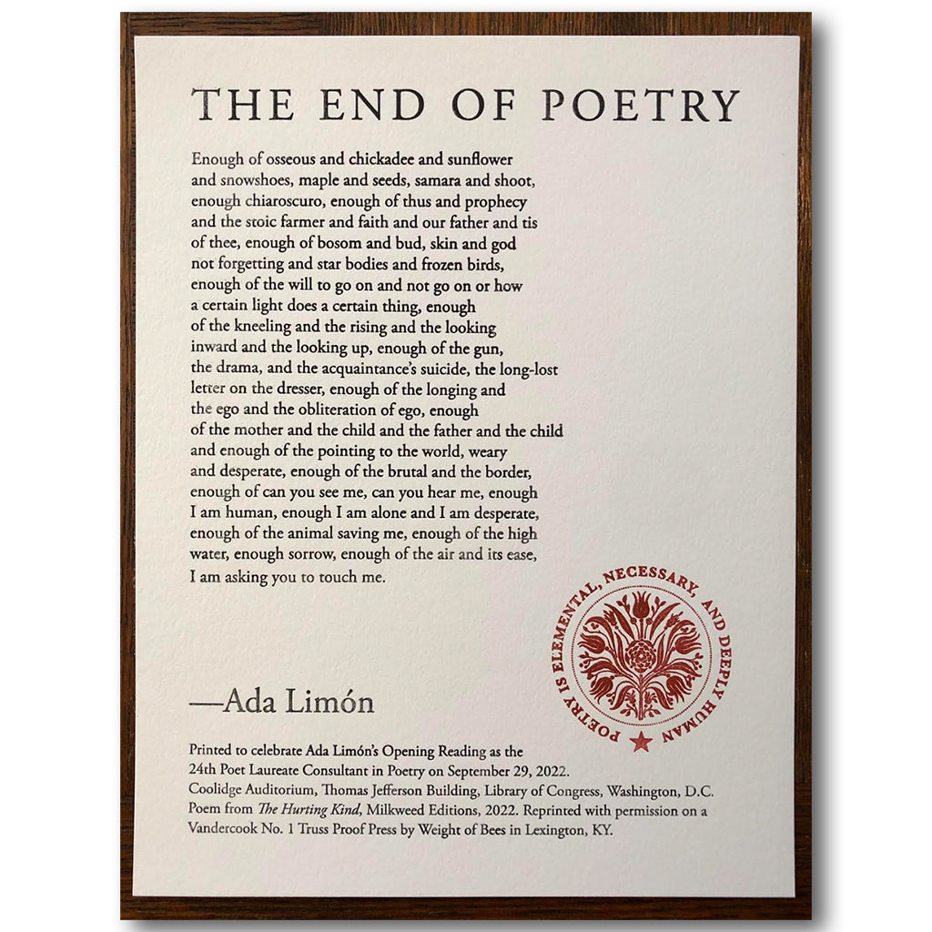 Ada Limón Broadside