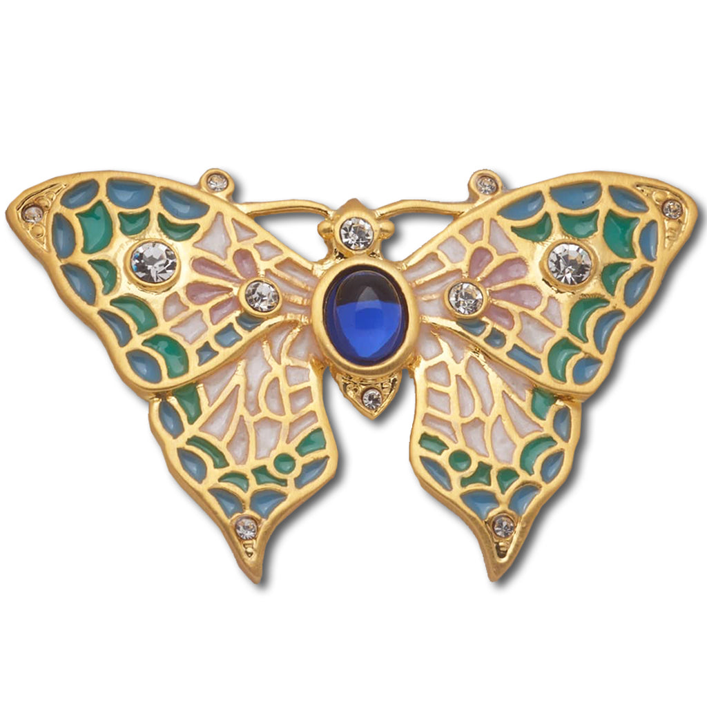 Jeweled Butterfly Pin