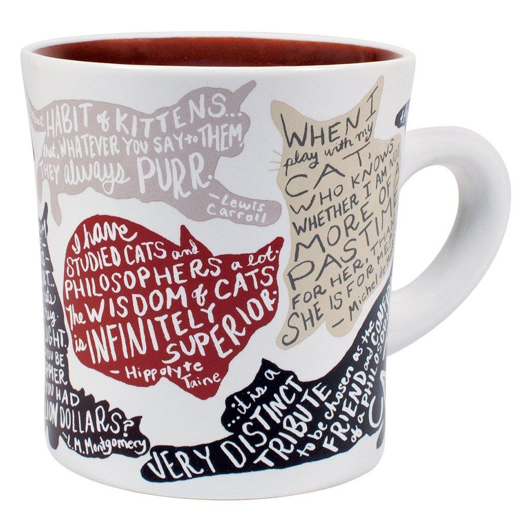 Literary Cat Mug - Library of Congress Shop