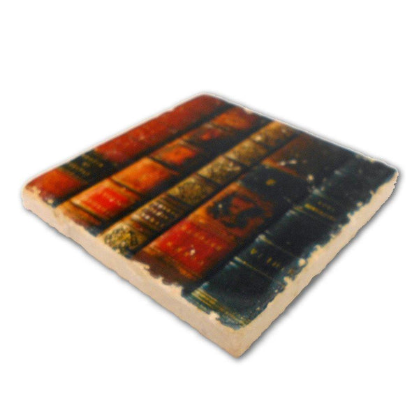 Antique Books Marble Coaster - Library of Congress Shop