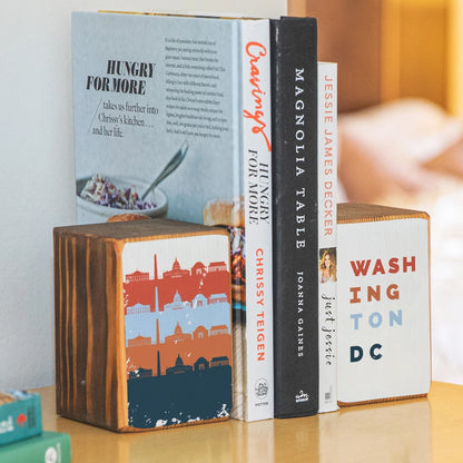 Washington D.C. Skyline Bookends