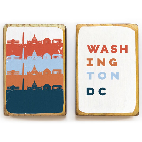 Washington D.C. Skyline Bookends