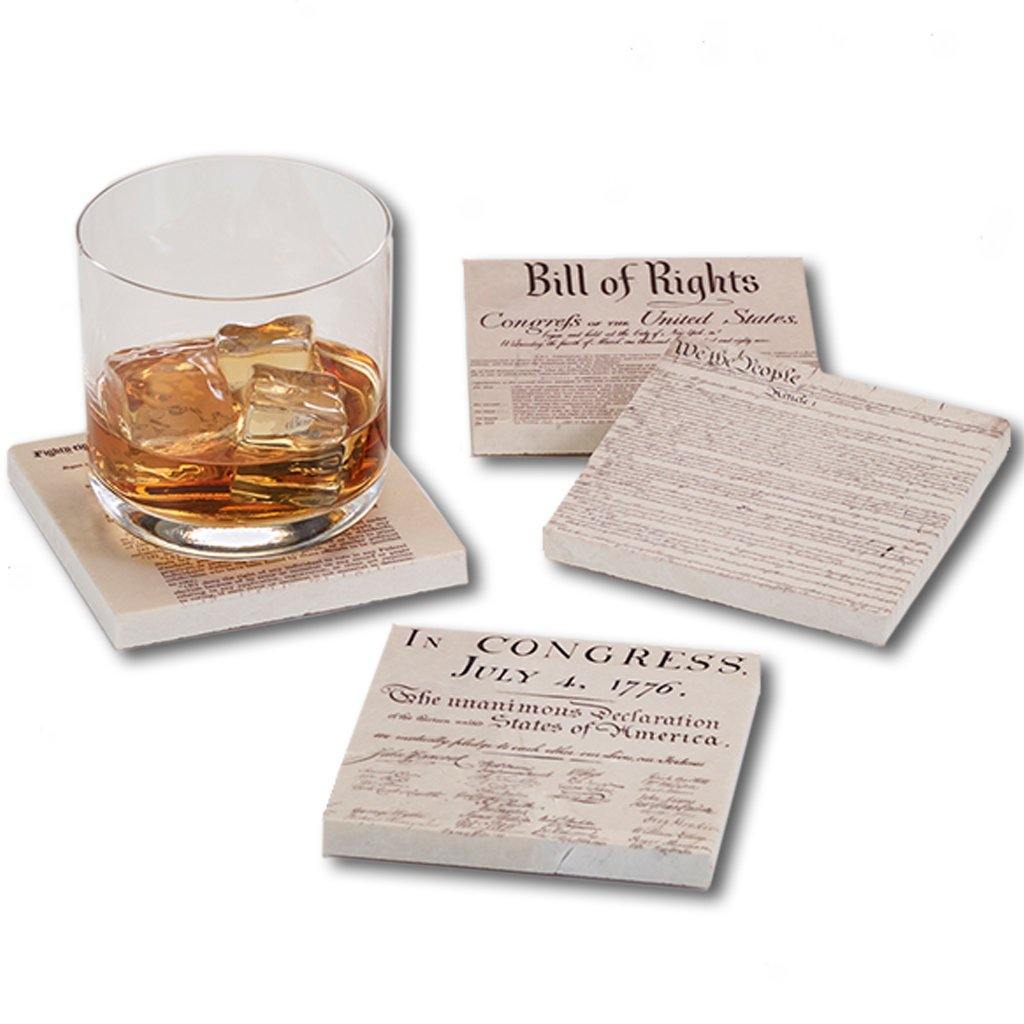 Founding Document Coaster Set - Library of Congress Shop