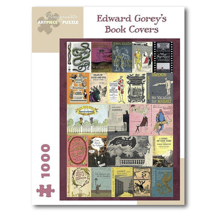 Gorey Book Covers Puzzle - Library of Congress Shop