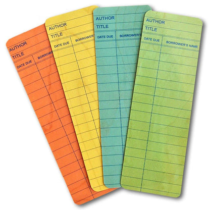 Library Card Wooden Bookmarks - Library of Congress Shop