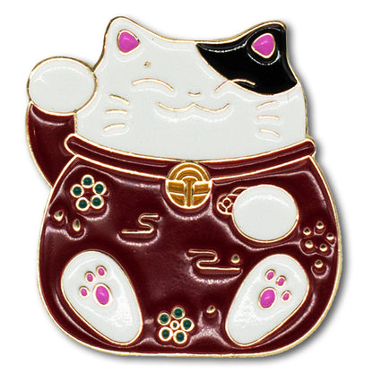 Luck Cat Enamel Pin